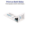 Printable Tickets w/Tear-Away Stubs, 97 Bright, 65 Lb Cover Weight, 8.5 x 11, White, 10 Tickets/Sheet, 20 Sheets/Pack