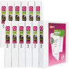 Durable View Binder With Durahinge And Slant Rings, 3 Rings, 1" Capacity, 11 x 8.5, White, 12/Carton