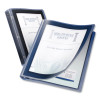 Flexi-View Binder With Round Rings, 3 Rings, 1" Capacity, 11 X 8.5, Black