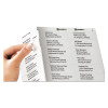 Matte Clear Easy Peel Mailing Labels W/ Sure Feed Technology, Inkjet Printers, 1 X 2.63, Clear, 30/Sheet, 10 Sheets/Pack
