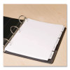 Customizable Print-On Dividers, 3-Hole Punched, For Xerox 5090 Copiers,  5-Tab, 11 x 8.5, White, 30 Sets