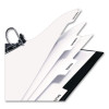 Customizable Print-On Dividers, For Xerox 4135 Copiers And Docutech, 3-Hole Punched, 5-Tab, 11 x 8.5, White, 30 Sets