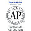 Pre-Inked Foam Stamp Pad, 4.25" x 2.75", Black