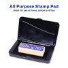 Pre-Inked Foam Stamp Pad, 4.25" x 2.75", Black