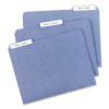 Mini-Sheets Permanent File Folder Labels, 0.66 X 3.44, White, 12/Sheet, 25 Sheets/Pack