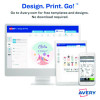 Laser/Inkjet Media Labels, Inkjet/Laser Printers, 2.5" Dia, Matte White, 9 Labels/Sheet, 25 Sheets/Pack