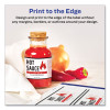 Durable Water-Resistant Wraparound Labels w/ Sure Feed, 3.25 x 7.75, 16/Pk