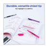 Hi-Liter Pen-Style Highlighters, Fluorescent Pink Ink, Chisel Tip, Pink/Black Barrel, Dozen