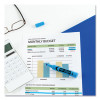 Hi-Liter Desk-Style Highlighters, Fluorescent Blue Ink, Chisel Tip, Blue/Black Barrel, Dozen