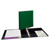 Durable Non-View Binder With Durahinge And Slant Rings, 3 Rings, 1.5" Capacity, 11 X 8.5, Green