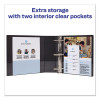 Durable Non-View Binder With Durahinge And Slant Rings, 3 Rings, 3" Capacity, 11 X 8.5, Black