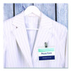 Heavy-Duty Clip-Style Badge Holders, Horizontal, 4 X 3, Clear, 100/Box