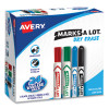 Marks A Lot Desk/Pen-Style Dry Erase Marker Value Pack, Assorted Broad Bullet/Chisel Tips, Assorted Colors, 24/Pack (29870)