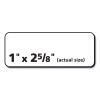 Labels, Laser Printers, 1 X 2.63, White, 30/Sheet, 100 Sheets/Box