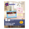 Half-Fold Greeting Cards With Matching Envelopes, Inkjet, 85 Lb, 5.5 x 8.5, Matte White, 1 Card/Sheet, 20 Sheets/Box