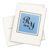 Note Cards With Matching Envelopes, Inkjet, 65Lb, 4.25 X 5.5, Textured Uncoated White, 50 Cards, 2 Cards/Sheet, 25 Sheets/Box