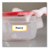 Avery Kids Handwritten Identification Labels, 1.75 X 0.75, Borders: Blue, Orange, Yellow, 12 Labels/Sheet, 5 Sheets/Pack