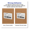 Multipurpose Thermal Labels, 3.5 x 1.3, White, 350/Roll, 2 Rolls/Box