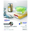 White Dissolvable Labels w/ Sure Feed, 1.25 x 2.38, White, 90/Pk