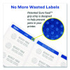 White Address Labels W/ Sure Feed Technology For Laser Printers, Laser Printers, 1 X 2.63, White, 30/Sheet, 250 Sheets/Box