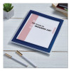 Flexi-View Six-Pocket Organizer, Accommodates (150) 11 x 8.5 Sheets, Translucent Navy Blue