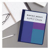 Durable Clear Front Report Cover, Prong Fastener, 0.13" Capacity, 8.5 X 11, Clear/Blue, 25/Box