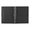 Two-Pocket Folder, Prong Fastener, 0.5" Capacity, 11 X 8.5, Black, 25/Box