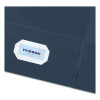 Two-Pocket Folder, Accommodates (40) 11 x 8.5 Sheets, Dark Blue, 25/Box
