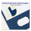 Two-Pocket Folder, Accommodates (40) 11 x 8.5 Sheets, Dark Blue, 25/Box