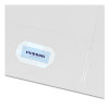 Two-Pocket Folder, Accommodates (40) 11 x 8.5 Sheets, White, 25/Box