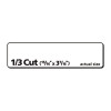 Extra-Large Trueblock File Folder Labels With Sure Feed Technology, 0.94 X 3.44, White, 18/Sheet, 25 Sheets/Pack