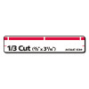 Permanent Trueblock File Folder Labels With Sure Feed Technology, 0.66: x 3.44", White, 30/Sheet, 50 Sheets/Box
