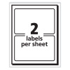 Printable Self-Adhesive Name Badges, 2 1/3 X 3 3/8, Red "Hello", 100/Pack