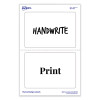 Printable Adhesive Name Badges, 3.38 X 2.33, White, 100/Pack