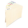 Permanent Trueblock File Folder Label With Sure-Feed Technology, 0.66" x 3.44", White, 30/Sheet, 25 Sheets/Pack