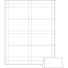 Small Tent Card, White, 3.5 x 2, 4 Cards/Sheet, 40 Sheets/Pack