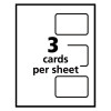 Laminated Laser/Inkjet Id Cards, 2 1/4 X 3 1/2, White, 30/Box