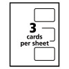 Self-Laminating Laser/Inkjet Printer Badges, 2.25 x 3.5, White, 30/Box