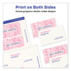 Printable Microperforated Business Cards With Sure Feed Technology, Laser, 2 x 3.5, White, 10/Sheet, 25 Sheets/Pack