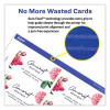 Printable Microperforated Business Cards With Sure Feed Technology, Laser, 2 x 3.5, White, 10/Sheet, 25 Sheets/Pack