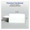Printable Microperforated Business Cards With Sure Feed Technology, Laser, 2 x 3.5, White, 10/Sheet, 25 Sheets/Pack