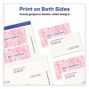 Printable Microperforated Business Cards With Sure Feed Technology, Laser, 2 x 3.5, Ivory, 10/Sheet, 25 Sheets/Pack