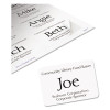 Flexible Adhesive Name Badge Labels, 3.38 X 2.33, White, 400/Box