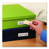 Erasable Id Labels, Inkjet/Laser Printers, 0.88 X 2.88, White, 8/Sheet, 10 Sheets/Pack