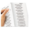 Matte Clear Easy Peel Mailing Labels W/ Sure Feed Technology, Laser Printers, 1 X 4, Clear, 20/Sheet, 50 Sheets/Box