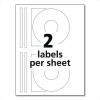 Laser Cd Labels, Matte White, 100/Pack
