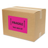 High-Visibility Permanent Laser Id Labels, 5.5 x 8.5, Neon Magenta, 200/Box