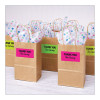 High-Visibility Permanent Laser Id Labels, 2 x 4, Neon Assorted, 500/Pack