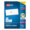Easy Peel White Address Labels W/ Sure Feed Technology, Laser Printers, 1 X 2.63, White, 30/Sheet, 250 Sheets/Pack