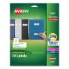 Removable Multi-Use Labels, Inkjet/Laser Printers, 1 X 2.63, White, 30/Sheet, 25 Sheets/Pack